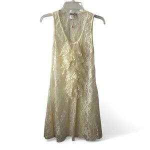 Poof! Cream Lace Slip